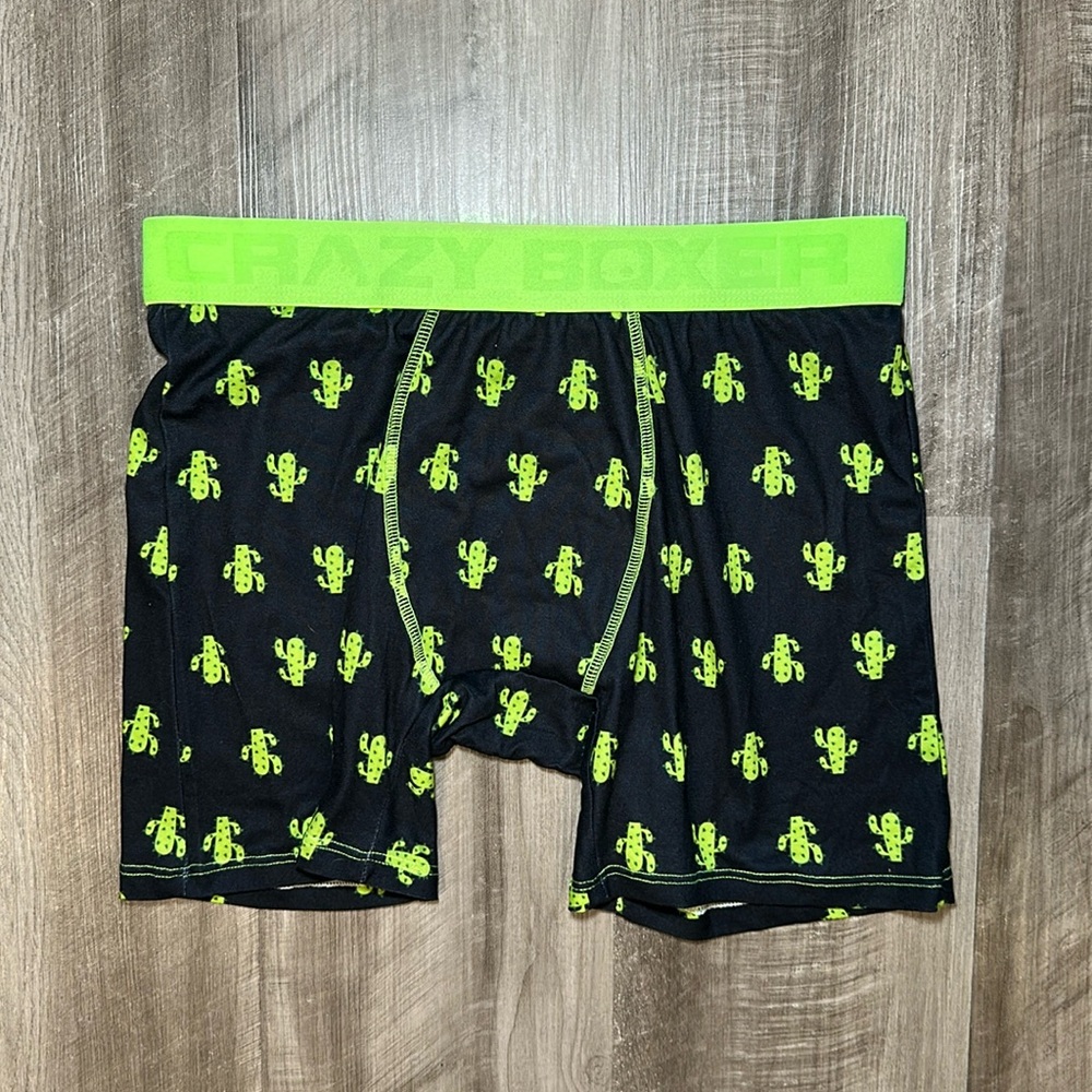 Cactus Neon Mini Crazy Boxer Boxer Brief - Medium